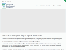 Tablet Screenshot of annapolispsychological.com